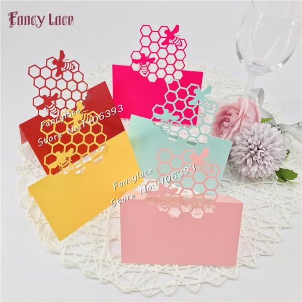 greeting cards 50pcs laser cut little work bee table name place invitation card wedding party decoration supplies
greeting cards 50pcs laser cut little work bee table name place invitation card wedding party decoration supplies