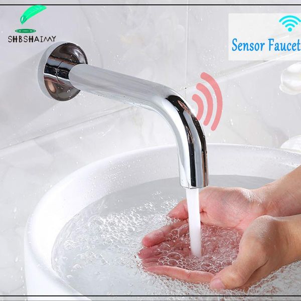 bathroom sink faucets shbshaimy chrome sensor basin faucet wall mounted single hole bath cold water mixer tap dc and ac
bathroom sink faucets shbshaimy chrome sensor basin faucet wall mounted single hole bath cold water mixer tap dc and ac