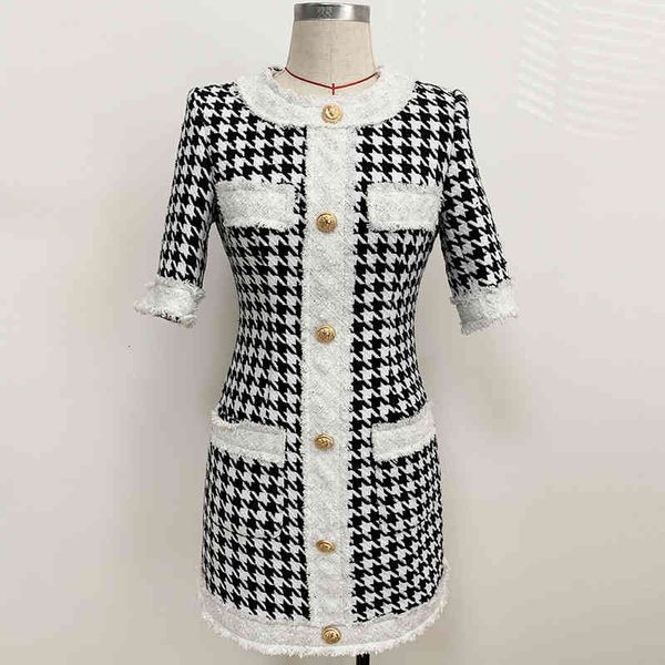 runway dresses 223 milan style brand same short sleeve tweed crew plaid empire fashion womens meiyi sofq, Black
runway dresses 223 milan style brand same short sleeve tweed crew plaid empire fashion womens meiyi sofq, Black