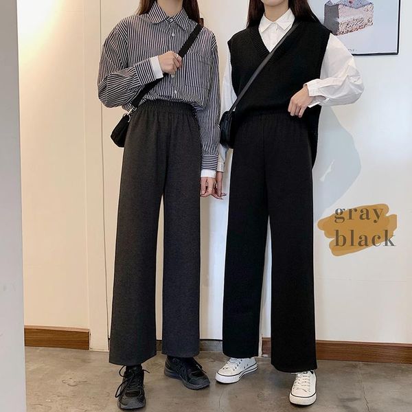 women's pants & capris real s cost-effective 2021 autumn and winter korean loose wool, Black;white
women's pants & capris real s cost-effective 2021 autumn and winter korean loose wool, Black;white