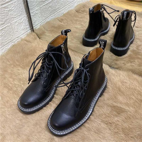 boots deat 2021 spring autumn fashion casual black lace up thick bottom genuine leather single shoes women short cool sf3081
boots deat 2021 spring autumn fashion casual black lace up thick bottom genuine leather single shoes women short cool sf3081