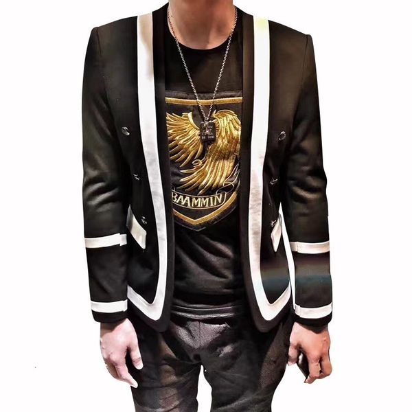 men's suits & blazers hairstyle division blazer leisure time self-cultivatio autumn suit coat male trend single western hip-h, White;black
men's suits & blazers hairstyle division blazer leisure time self-cultivatio autumn suit coat male trend single western hip-h, White;black