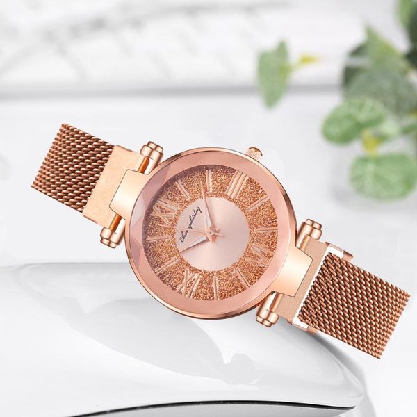 wristwatches selling women magnetic belt starry sky roma watch luxury ladies stainless steel quartz wrist watches relogio feminino, Slivery;brown
wristwatches selling women magnetic belt starry sky roma watch luxury ladies stainless steel quartz wrist watches relogio feminino, Slivery;brown