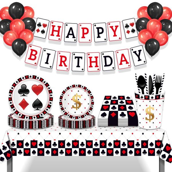 disposable dinnerware poker game the winner magician dollar welcome to las vegas theme tableware sets for happy birthday party decoration
disposable dinnerware poker game the winner magician dollar welcome to las vegas theme tableware sets for happy birthday party decoration