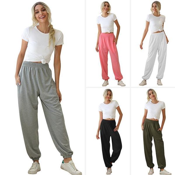 casual sports summer fashion sweatpants womens pant solid elastic waist long trousers tracksuit plus size, Black;white
casual sports summer fashion sweatpants womens pant solid elastic waist long trousers tracksuit plus size, Black;white