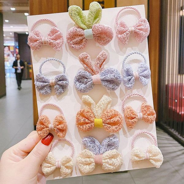 hair accessories korean bow circle lace ear hairpin baby rope cloth set, Slivery;white
hair accessories korean bow circle lace ear hairpin baby rope cloth set, Slivery;white