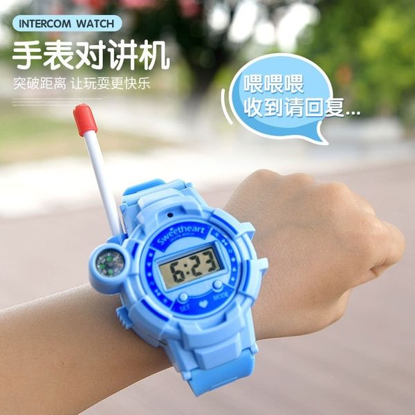 children's educational toys watch walkie talkie wireless remote dialogue outdoor boys interactive games, Slivery;brown
children's educational toys watch walkie talkie wireless remote dialogue outdoor boys interactive games, Slivery;brown