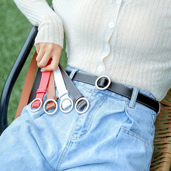 fashion simple thin belt skinny leather waist silver pin buckle belts for women jeans trouser strap, Black;brown
fashion simple thin belt skinny leather waist silver pin buckle belts for women jeans trouser strap, Black;brown
