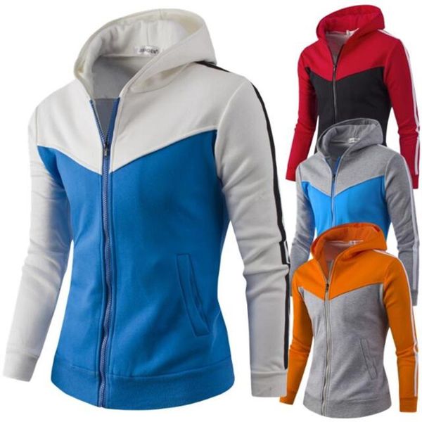 women's jackets fashion sweatshirts women/men cotton contrast color splicing zipper hooded jacket korean version preppy style slim oute, Black;brown
women's jackets fashion sweatshirts women/men cotton contrast color splicing zipper hooded jacket korean version preppy style slim oute, Black;brown