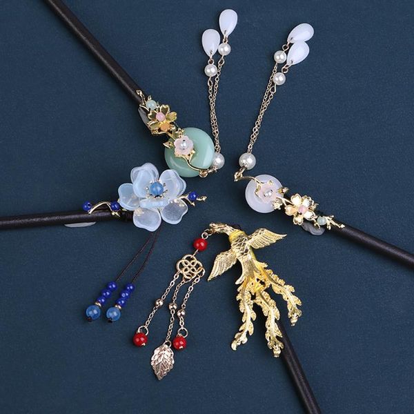 hair clips & barrettes simple style small flower tassel wooden hairpin classic chinese sticks ladies elegant clasp vintage headdress, Golden;silver
hair clips & barrettes simple style small flower tassel wooden hairpin classic chinese sticks ladies elegant clasp vintage headdress, Golden;silver