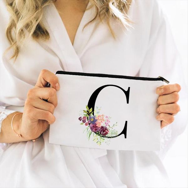 bridesmaid makeup flowers alphabet cosmetic bags printed canvas storage for bride proposal
bridesmaid makeup flowers alphabet cosmetic bags printed canvas storage for bride proposal