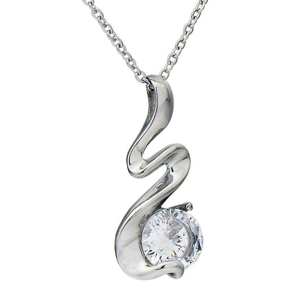 women jewelry classic stainless steel necklace austrian cubic zirconia pendant necklaces collares wholesale, Silver
women jewelry classic stainless steel necklace austrian cubic zirconia pendant necklaces collares wholesale, Silver