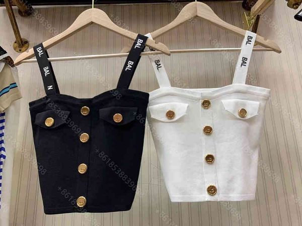 designer women knit tanks sweater vest shirt slim leggings 12 colors letter logo brand womens luxury apparel casual bottoming shirt strap ve, Black;white
designer women knit tanks sweater vest shirt slim leggings 12 colors letter logo brand womens luxury apparel casual bottoming shirt strap ve, Black;white