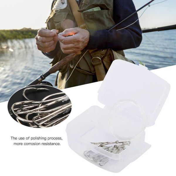 fishing hooks 4 box silver high carbon steel fishhook wire leader leashes for seafishing line hook
fishing hooks 4 box silver high carbon steel fishhook wire leader leashes for seafishing line hook