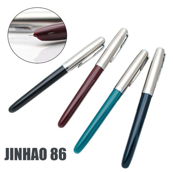 fountain pens jinhao 86 resin classic pen silver cap extra fine nib 0.38mm ink students gift office school business writing
fountain pens jinhao 86 resin classic pen silver cap extra fine nib 0.38mm ink students gift office school business writing