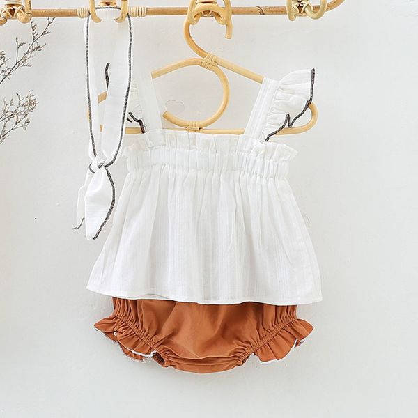 infant baby girl sets summer children sleeveless t-shirt + shorts suit 3pcs kids baby girl clothes suit, White
infant baby girl sets summer children sleeveless t-shirt + shorts suit 3pcs kids baby girl clothes suit, White