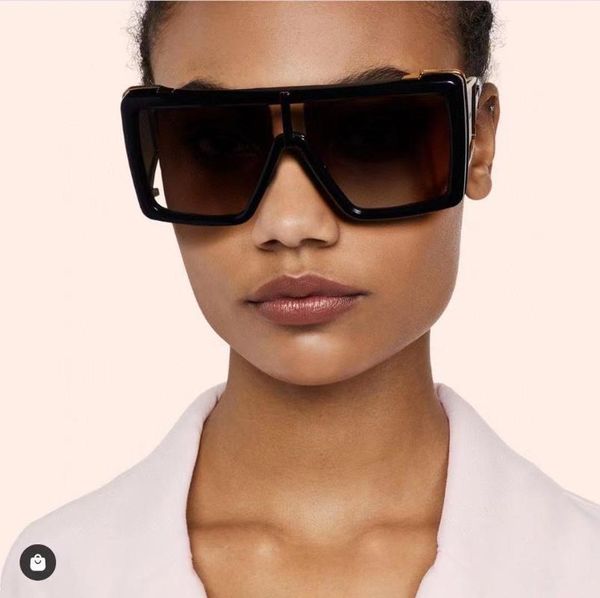 fashion sunglasses frames 2021 latest men's and women's trend big brand, Black
fashion sunglasses frames 2021 latest men's and women's trend big brand, Black