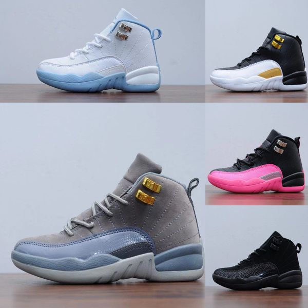 boys girls jumpman 12 basketball shoes children toddler sport trainer travis scotti obsidian youth kids outdoor sneakers size 28-35, Black
boys girls jumpman 12 basketball shoes children toddler sport trainer travis scotti obsidian youth kids outdoor sneakers size 28-35, Black