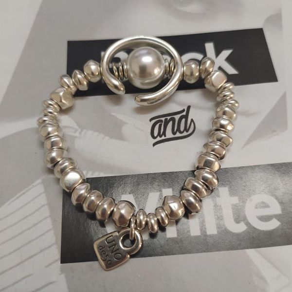charm bracelets spain unode 50 silver bracelet irregular round beads pearl jewerly gifts for women, Golden;silver
charm bracelets spain unode 50 silver bracelet irregular round beads pearl jewerly gifts for women, Golden;silver