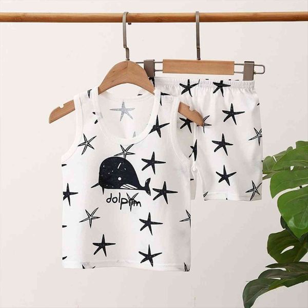 9m 6t sleeveless set childrens clothing sets kids boys sleepwear cotton summer vest suits baby girls toddler clothes, White
9m 6t sleeveless set childrens clothing sets kids boys sleepwear cotton summer vest suits baby girls toddler clothes, White