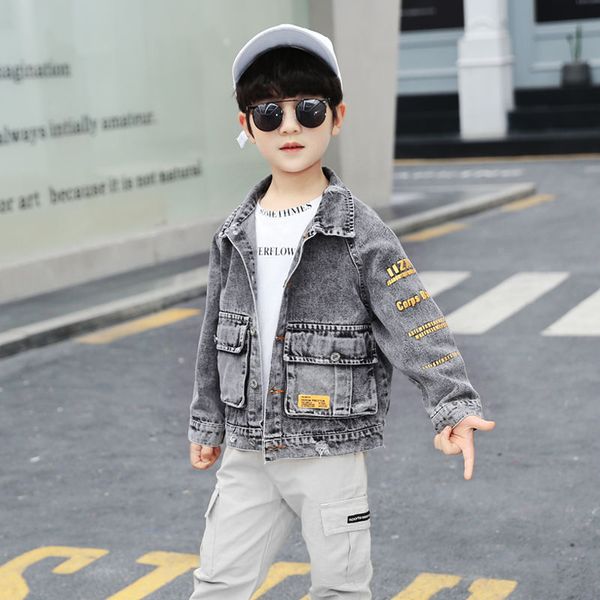 ins baby boys denim jacket 3-11 years old childrens clothing lettered hole boutique jacket online celebrity outdoor coat, Blue;gray
ins baby boys denim jacket 3-11 years old childrens clothing lettered hole boutique jacket online celebrity outdoor coat, Blue;gray