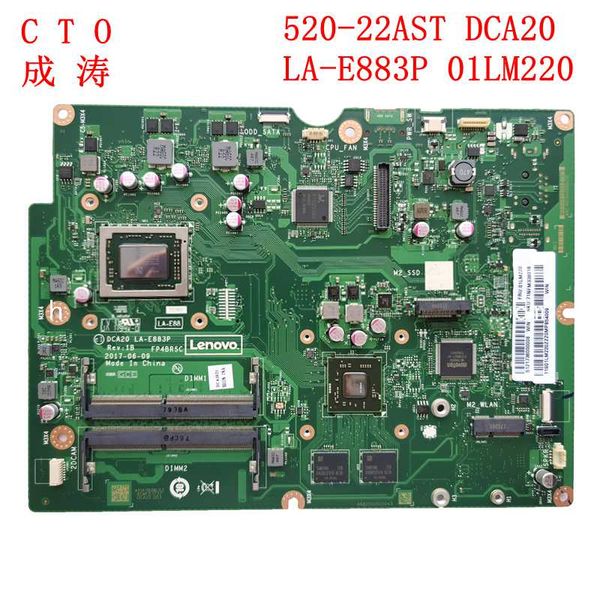 motherboards cto; suitable for 520-22ast dca20 la-e883p 01lm220, tested before shipment and can be used normally
motherboards cto; suitable for 520-22ast dca20 la-e883p 01lm220, tested before shipment and can be used normally