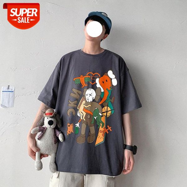 doll printing fried street short-sleeved t-shirt male flow couple plus size loose half sleeve short t #sn8c, White;black
doll printing fried street short-sleeved t-shirt male flow couple plus size loose half sleeve short t #sn8c, White;black