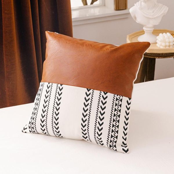 cushion/decorative pillow faux leather cotton cushion cover with tassel pillowcase for sofa bed home decoration modern design 45x45cm/35x50
cushion/decorative pillow faux leather cotton cushion cover with tassel pillowcase for sofa bed home decoration modern design 45x45cm/35x50