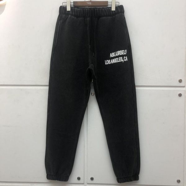 men's pants men women quality vintage cross heavy fabric drawstring high street askyurself overalls washed sweatpants, Black
men's pants men women quality vintage cross heavy fabric drawstring high street askyurself overalls washed sweatpants, Black