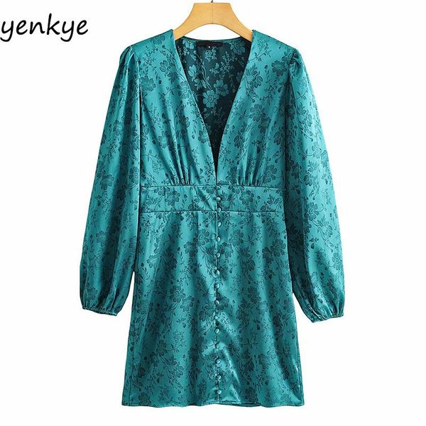 casual dresses vintage green floral print satin dress women deep v neck long sleeve straight mini summer bodycon short vestido, Black;gray
casual dresses vintage green floral print satin dress women deep v neck long sleeve straight mini summer bodycon short vestido, Black;gray
