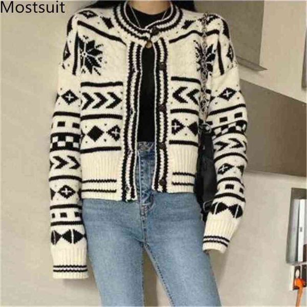 autumn korean knitted women cardigans long sleeve single-breasted o-neck vintage fashion ladies sweaters 210513, White;black
autumn korean knitted women cardigans long sleeve single-breasted o-neck vintage fashion ladies sweaters 210513, White;black