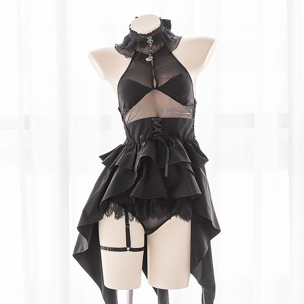 ojbk anime cosplay costumes maid temptation cute wedding evil backless dress black lace lingerie for women, Black;white
ojbk anime cosplay costumes maid temptation cute wedding evil backless dress black lace lingerie for women, Black;white
