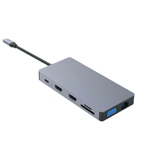 hubs 12 in 1 type c lapdocking station usb 3.0 vga pd hub for notebook computer monitor
hubs 12 in 1 type c lapdocking station usb 3.0 vga pd hub for notebook computer monitor