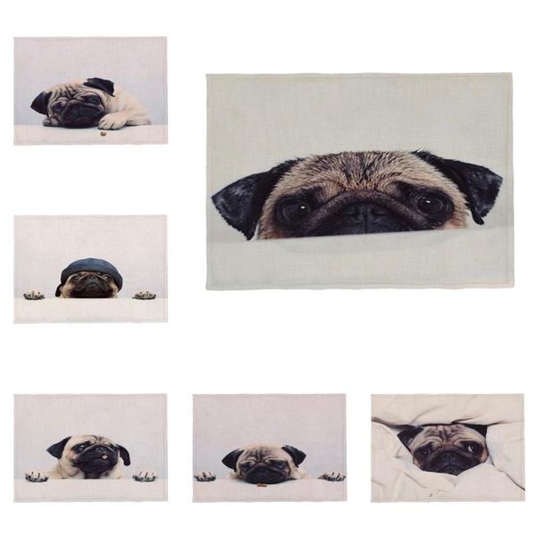 table cloth funny pug daily restaurant napkin placemat polyester and linen couple children can be customized quilt 32 * 45
table cloth funny pug daily restaurant napkin placemat polyester and linen couple children can be customized quilt 32 * 45
