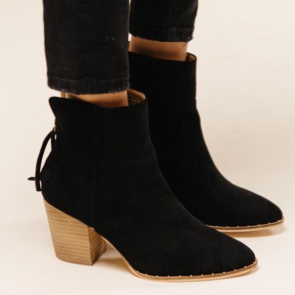 boots fashion special design comfortable square heel women shoes ankle, Black
boots fashion special design comfortable square heel women shoes ankle, Black
