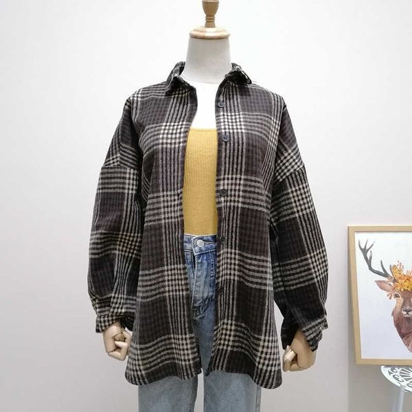 women's knits & tees vintage plaid shirt women blouse low high design autumn winter korean style batwing sleeve cotton linen plus, White
women's knits & tees vintage plaid shirt women blouse low high design autumn winter korean style batwing sleeve cotton linen plus, White