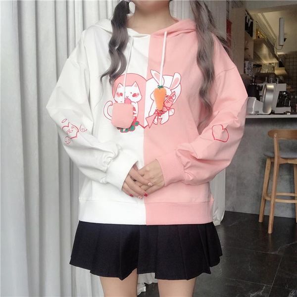 women's hoodies & sweatshirts women cat lovely sweatshirt 2021 ear kawaii harajuku soft girls anime pink pullover black tracksuit
women's hoodies & sweatshirts women cat lovely sweatshirt 2021 ear kawaii harajuku soft girls anime pink pullover black tracksuit