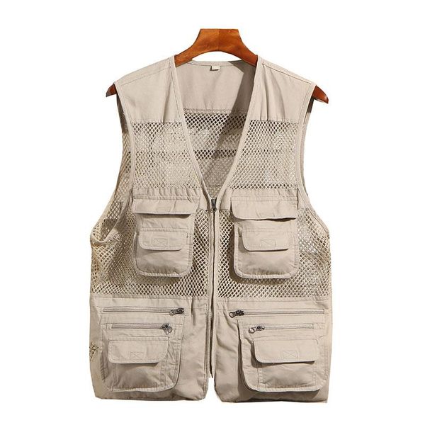 men's vests men with many pockets thin mesh unloading biker vest casual summer multi shoulder sleeveless jacket, Black;white
men's vests men with many pockets thin mesh unloading biker vest casual summer multi shoulder sleeveless jacket, Black;white