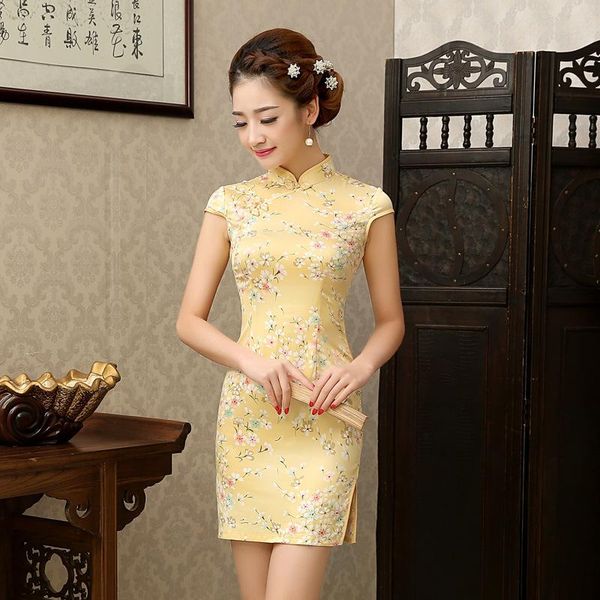 plus size chinese women dress slim floral tradition lady's evening party 175 ethnic clothing, Red
plus size chinese women dress slim floral tradition lady's evening party 175 ethnic clothing, Red
