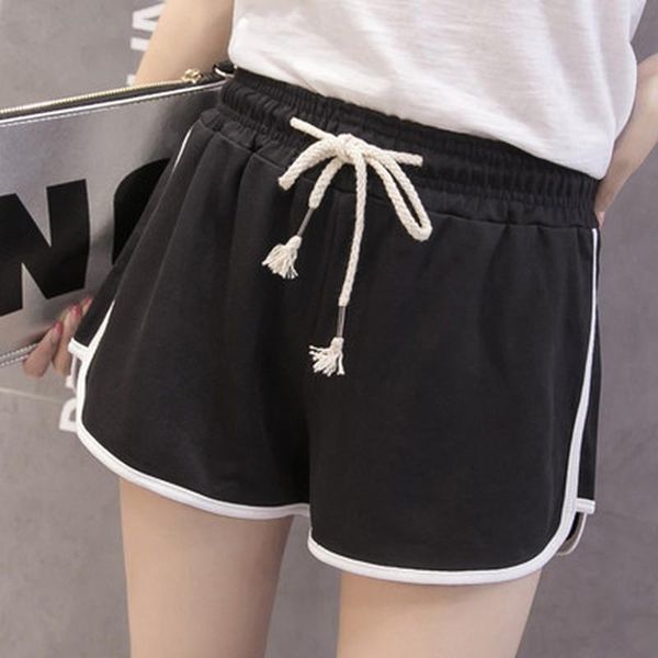 women's shorts sports women summer 2021 black anti emptied skinny casual lady elastic waist beach correndo short pants korean, White;black
women's shorts sports women summer 2021 black anti emptied skinny casual lady elastic waist beach correndo short pants korean, White;black
