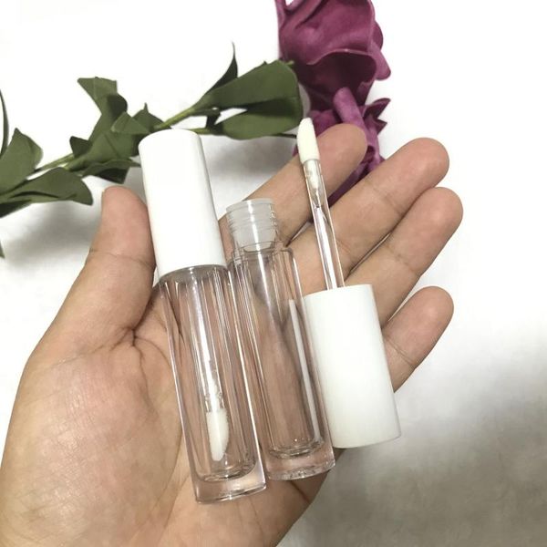 storage bottles & jars 4ml empty transparent lipgloss container round cosmetic white cap lip gloss tube bottle with clear wand
storage bottles & jars 4ml empty transparent lipgloss container round cosmetic white cap lip gloss tube bottle with clear wand