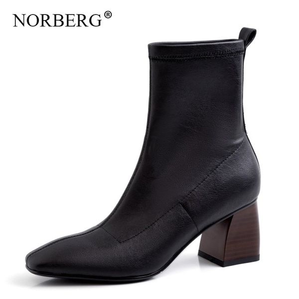 spring/autumnhigh heels boot women genuine leather shoes black one foot booties women ankle boots square heel shoes 210507
spring/autumnhigh heels boot women genuine leather shoes black one foot booties women ankle boots square heel shoes 210507