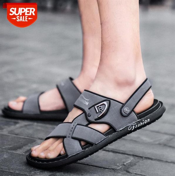 men's beach shoes breathable rubber dual purpose boys casual black sandals #q36t
men's beach shoes breathable rubber dual purpose boys casual black sandals #q36t