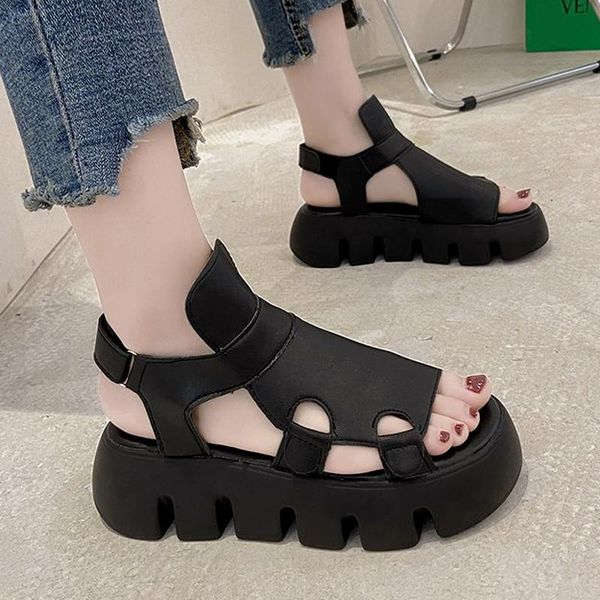 sandals summer women slope heel platform fashion outdoor open toe shoes large size zapatos plataforma de mujer fiesta, Black
sandals summer women slope heel platform fashion outdoor open toe shoes large size zapatos plataforma de mujer fiesta, Black