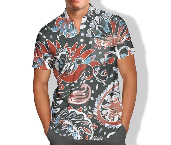 men's casual shirts oem/odm cashew nut pattern men summer printed lapel short sleeve streetwear bandana design button breathable camisa, White;black
men's casual shirts oem/odm cashew nut pattern men summer printed lapel short sleeve streetwear bandana design button breathable camisa, White;black