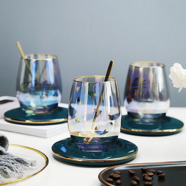 creative colorful glass coffee mug wine cocktail whiskey tumbler tea cup with saucer and spoon set transparent s glasses cups & saucers
creative colorful glass coffee mug wine cocktail whiskey tumbler tea cup with saucer and spoon set transparent s glasses cups & saucers