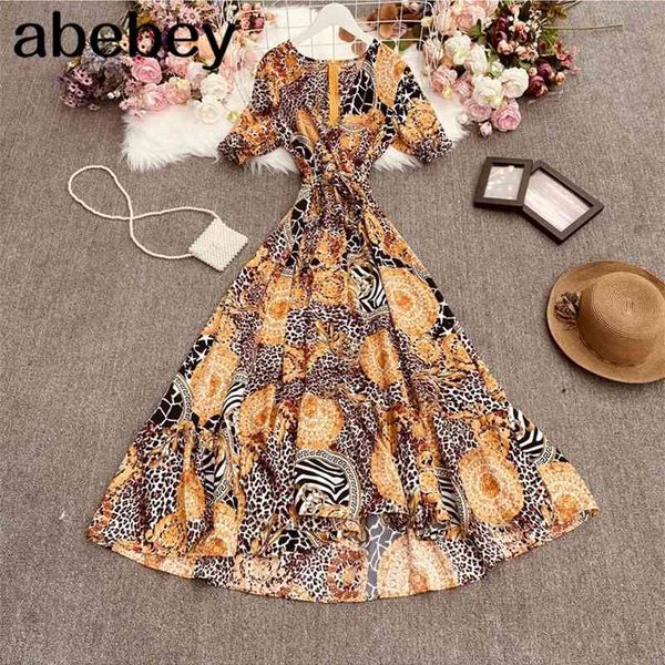summer women retro all-match v-neck puff sleeve dress ruched high waist slim length leopard 210512, Black;gray
summer women retro all-match v-neck puff sleeve dress ruched high waist slim length leopard 210512, Black;gray