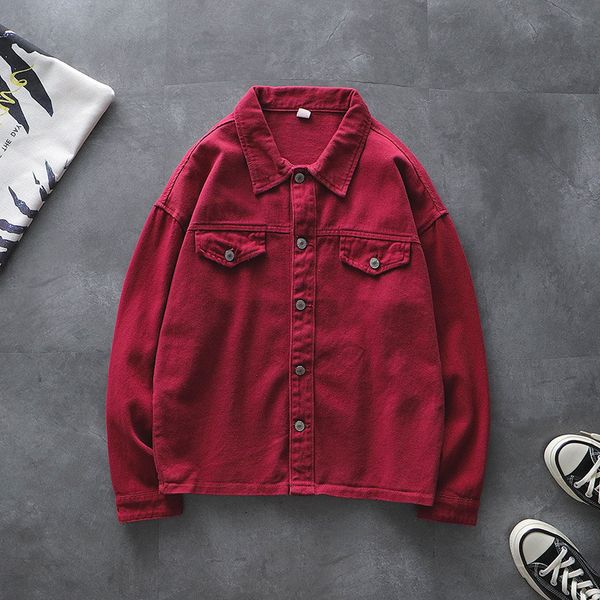 men's jackets novo estilo jaqueta jeans branca solta masculina japonês roupas para homens cor sólida simples de tamanho grande 6lc1, Black;brown
men's jackets novo estilo jaqueta jeans branca solta masculina japonês roupas para homens cor sólida simples de tamanho grande 6lc1, Black;brown