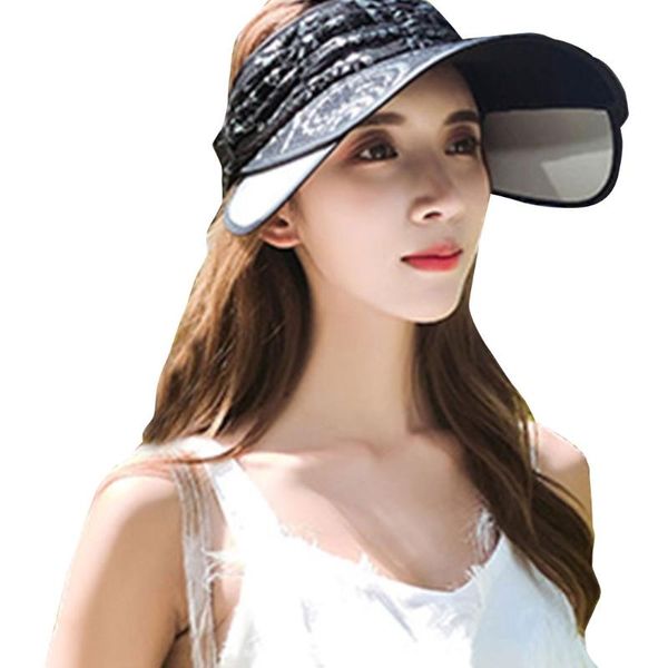 wide brim hats women empty lace canvas sun visor hat sunscreen beach baseball cap travel, Blue;gray
wide brim hats women empty lace canvas sun visor hat sunscreen beach baseball cap travel, Blue;gray
