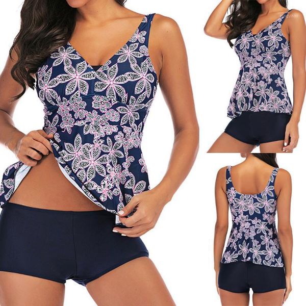 women's swimwear women swimsuit plus size vintage printed backless tankini set female summer beach two pieces bathing suit, White;black
women's swimwear women swimsuit plus size vintage printed backless tankini set female summer beach two pieces bathing suit, White;black